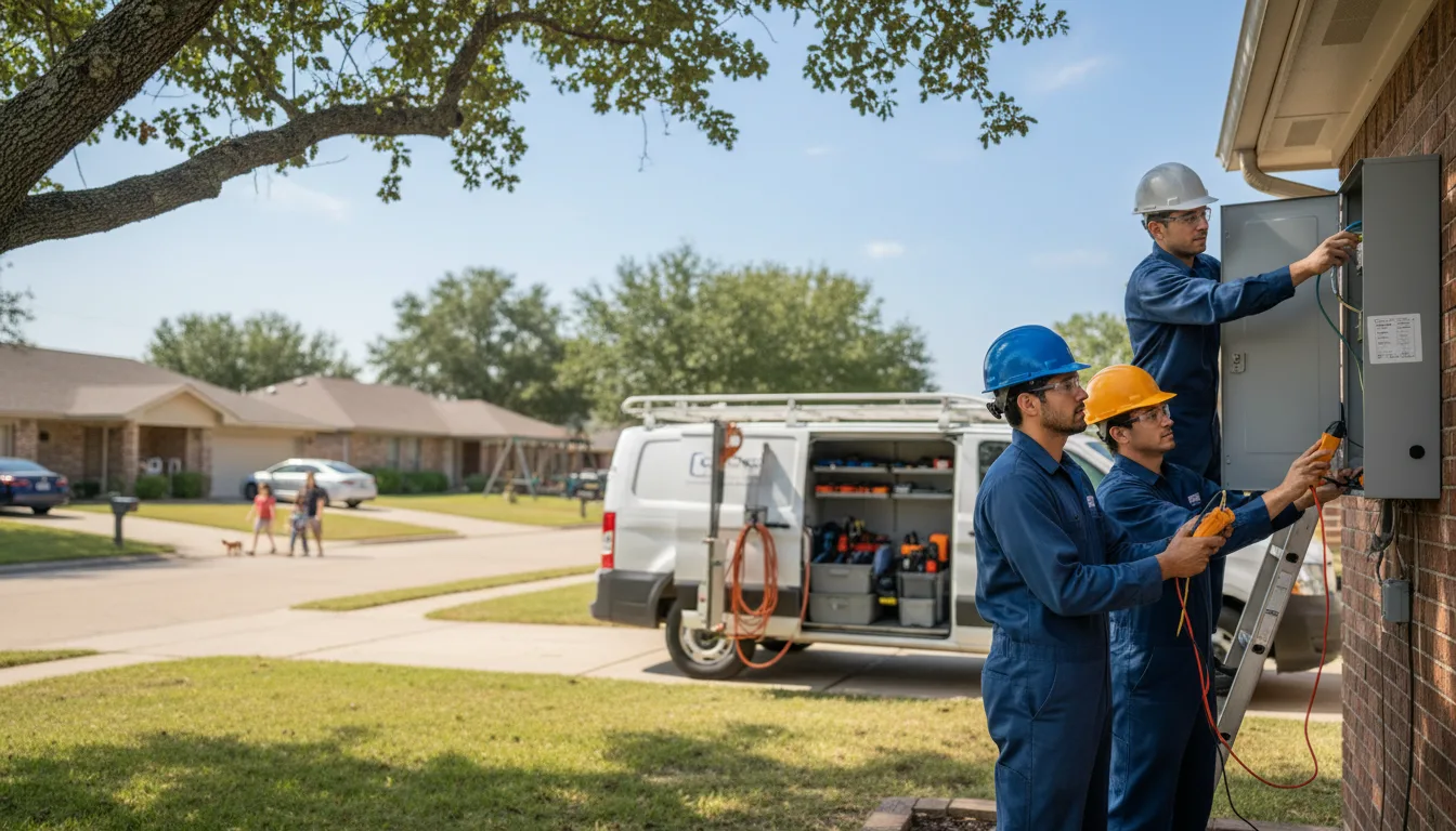 Certified electrician providing emergency electrical services in Stinnett, KY
